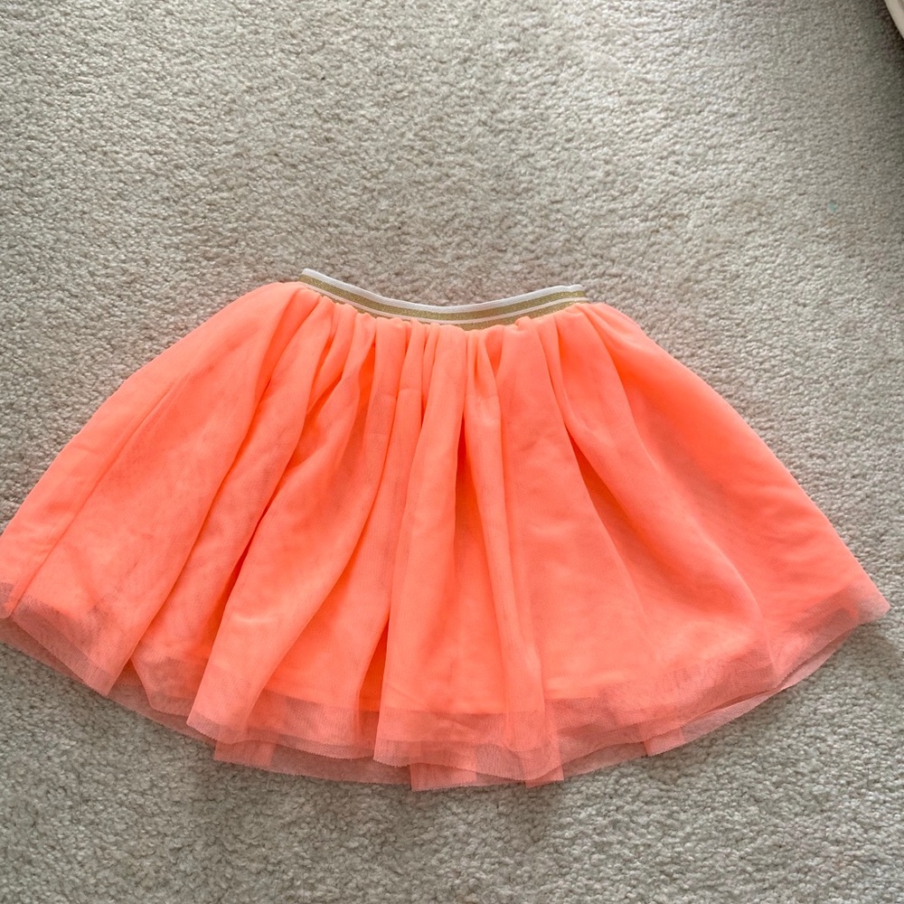 Orange tutu skirt